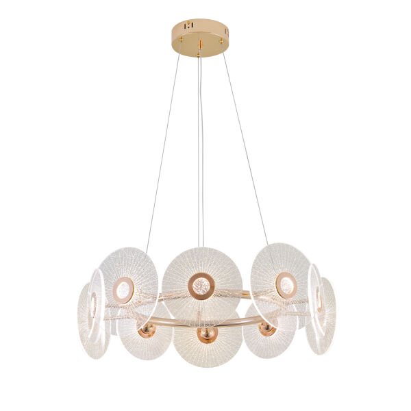 Vetro 10'lu Yuvarlak Led Salon Avize