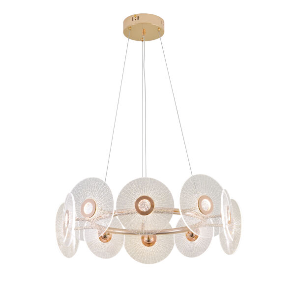 Vetro 10'lu Yuvarlak Led Salon Avize
