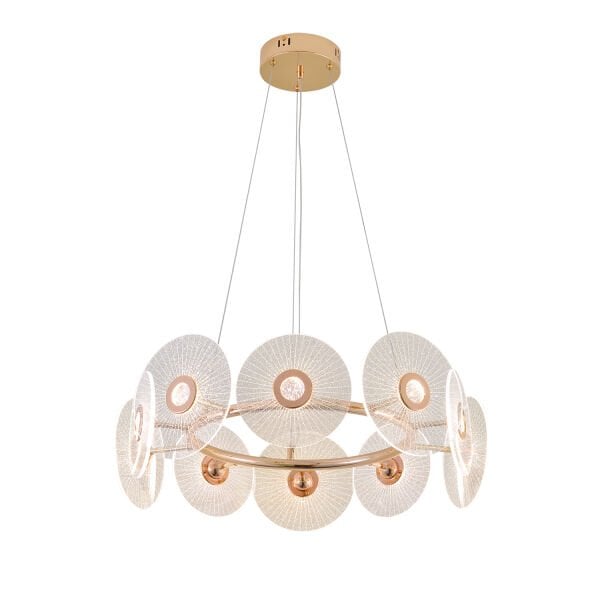 Vetro 10'lu Yuvarlak Led Salon Avize