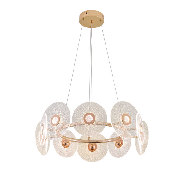 Vetro 10'lu Yuvarlak Led Salon Avize