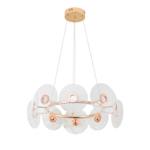 Vetro 10'lu Yuvarlak Led Salon Avize