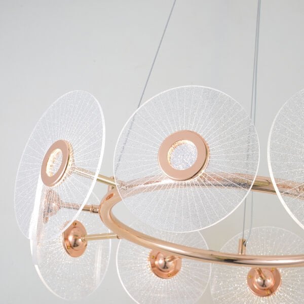 Vetro 10'lu Yuvarlak Led Salon Avize