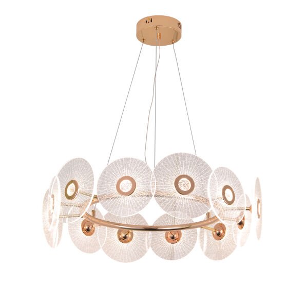 Vetro 12'li Yuvarlak Led Salon Avize