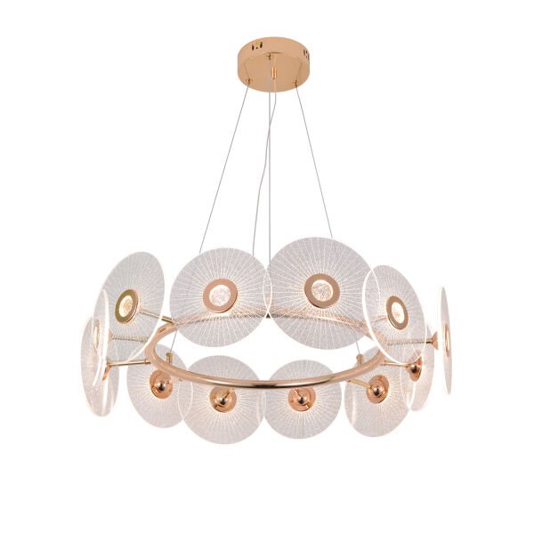 Vetro 12'li Yuvarlak Led Salon Avize