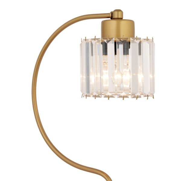 Tufty Eskitme Masa Lambası Kristalli Taşlı Dekoratif Tasarım Salon- Yatak Odası Modern Abajur