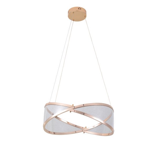 Natura 50'lik Yuvarlak Gold Salon Sarkıt Led Avize