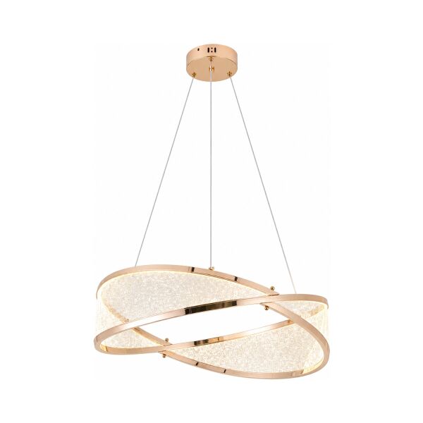 Natura 60'lık Yuvarlak Gold Salon Sarkıt Led Avize