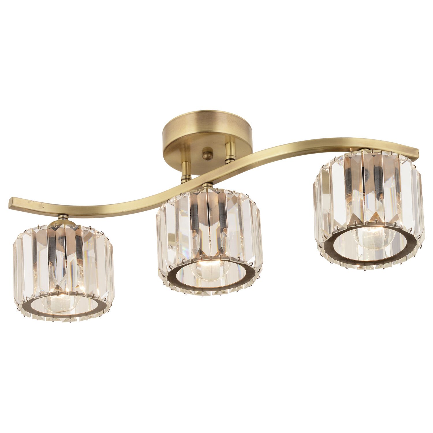 Tufty 3Lü Eskitme Kristalli Modern Yatak Odası Salon Kristal Avize