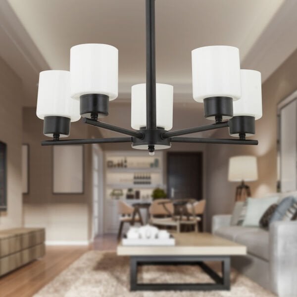 Lima 5 Kollu Modern Yatak Odası Mutfak Salon Avize