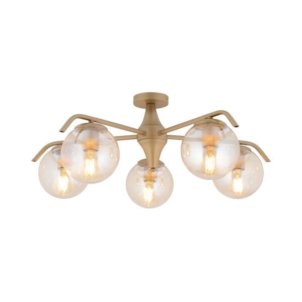 Diaspor 5li Yuvarlak Eskitme Modern Sarkıt Genç Odası Yatak odası Retro Salon Avize