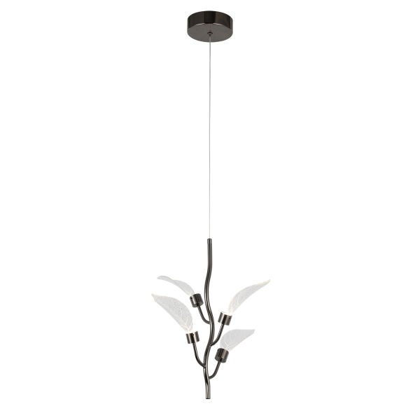 Liria Gold Yaprak Desenli Sarkıt Led Avize