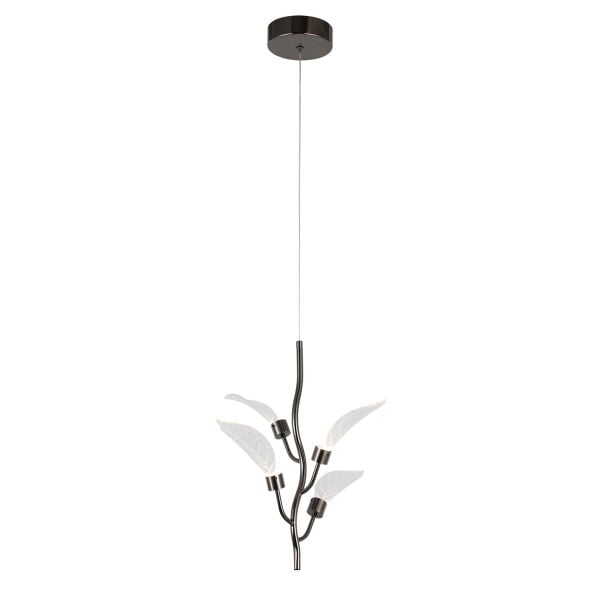 Liria Gold Yaprak Desenli Sarkıt Led Avize