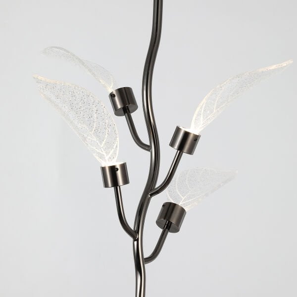 Liria Gold Yaprak Desenli Sarkıt Led Avize