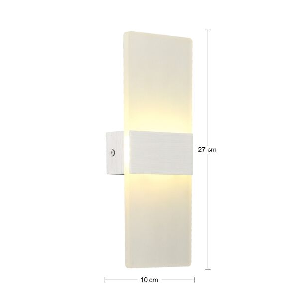 Pearl 3 Renkli 8 Watt Buz Camlı Modern Salon Ledli Aplik