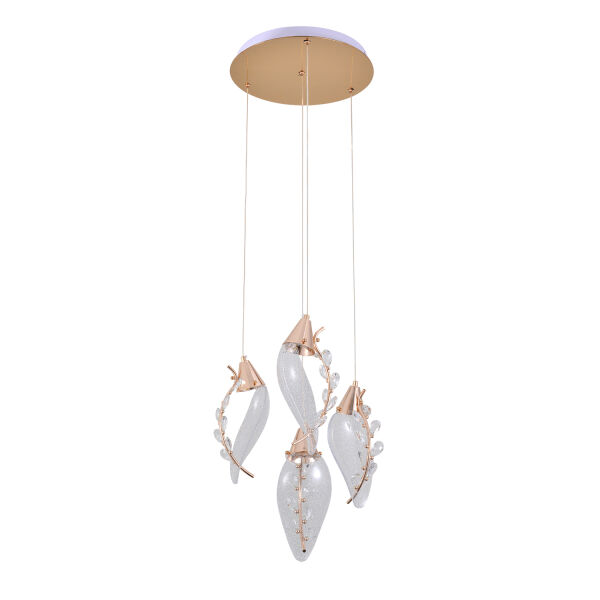 Ardea 4'lü Yuvarlak Sarkıt Salon Led Avize