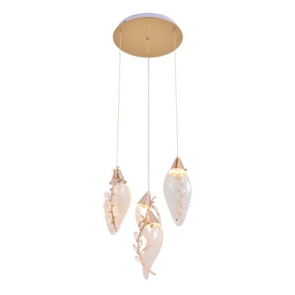 Ardea 4'lü Yuvarlak Sarkıt Salon Led Avize