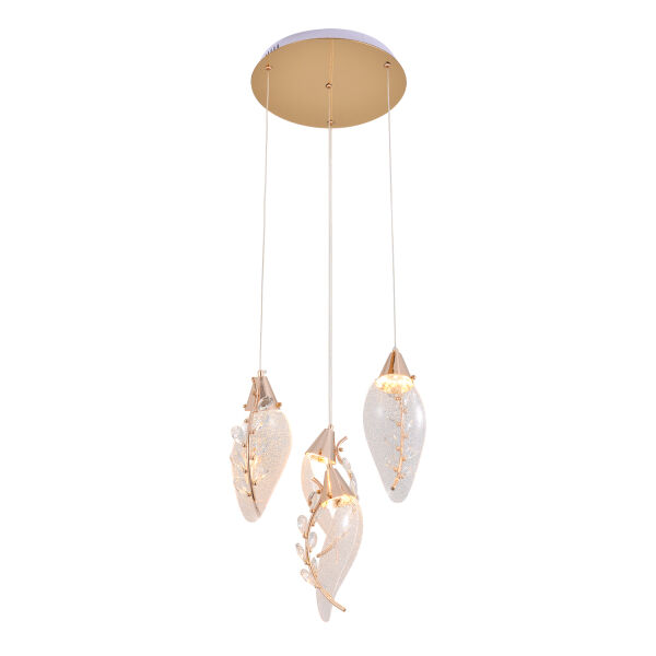 Ardea 4'lü Yuvarlak Sarkıt Salon Led Avize