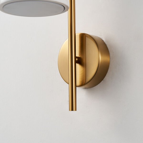 Caelis Mermer Desenli Traverten Modern Salon Led Aplik