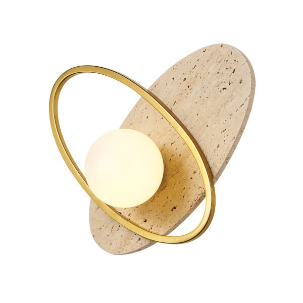 Astrae Mermer Desenli Modern Salon Aplik