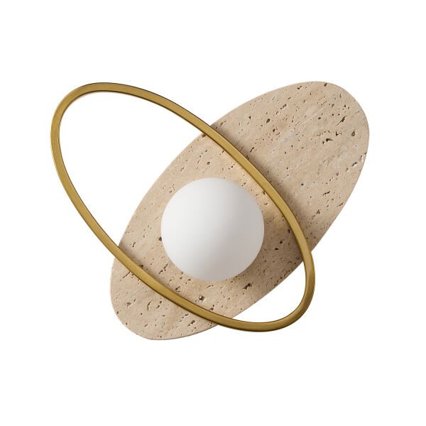 Astrae Mermer Desenli Modern Salon Aplik