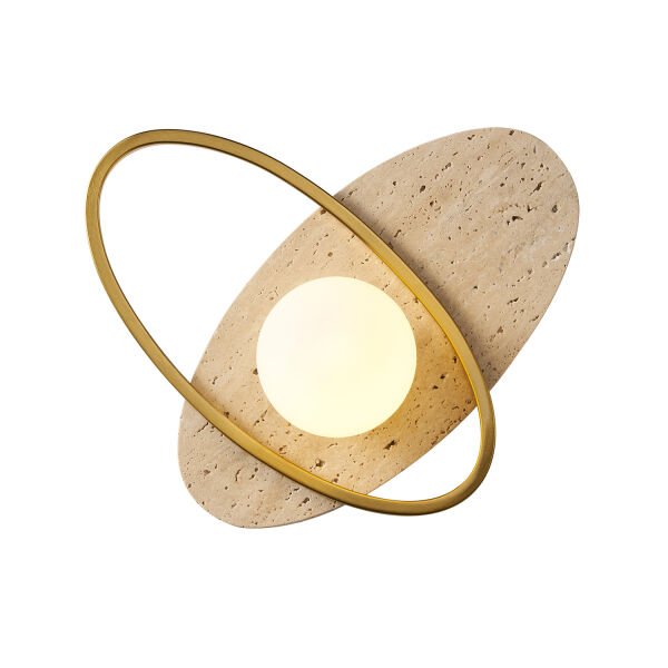 Astrae Mermer Desenli Modern Salon Aplik