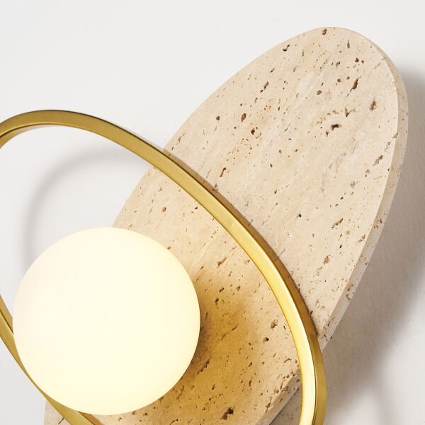 Astrae Mermer Desenli Modern Salon Aplik