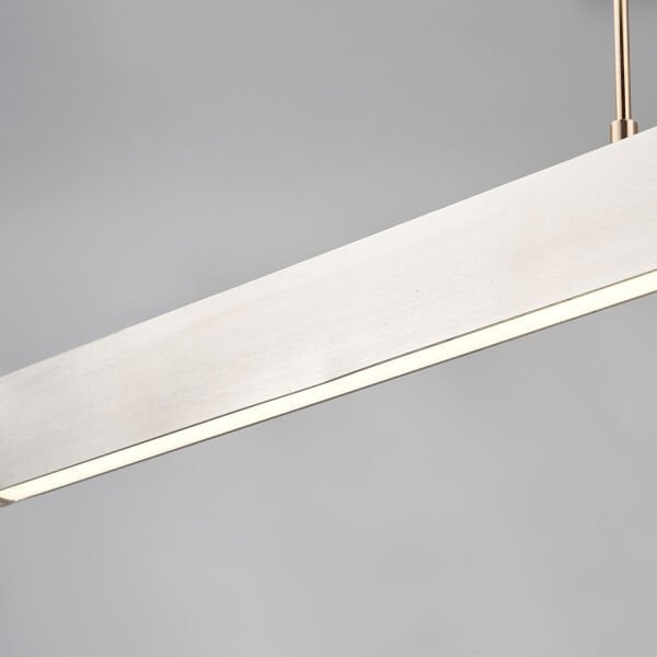 Late Gri Sıralı Yemek Masası Üstü 30 Watt Modern Sarkıt Salon Led Avize