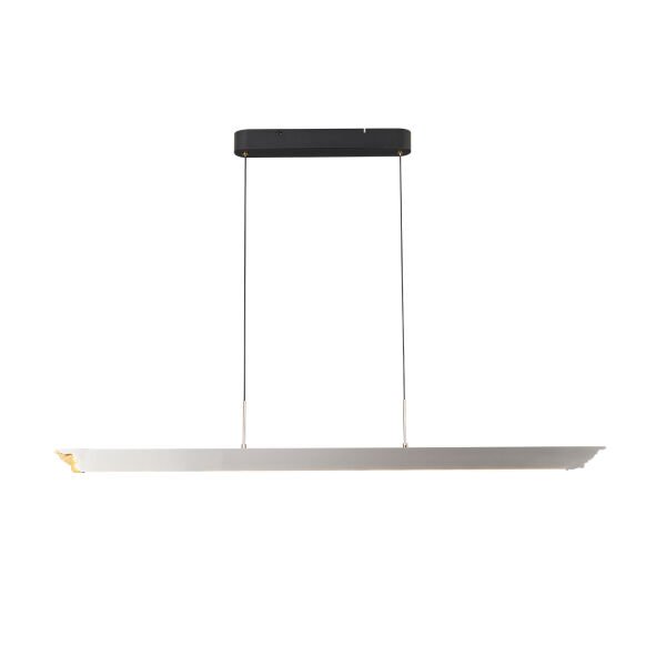 Late Gri Sıralı Yemek Masası Üstü 30 Watt Modern Sarkıt Salon Led Avize