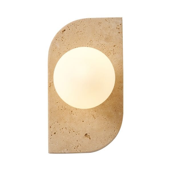 Tirra Traverten Mermer Desenli Modern Salon Aplik