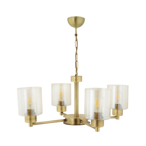 Geneva 4 Lü Eskitme Modern Yatak Odası  Salon Avize