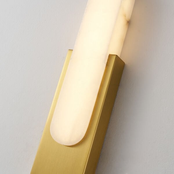 Lunelle Eskitme Mermer Desenli Modern Salon Led Aplik