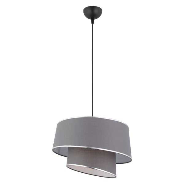 Paoni 2 Katlı Gri Gümüş Detaylı Modern Koridor,Yatak Odası Salon Avize
