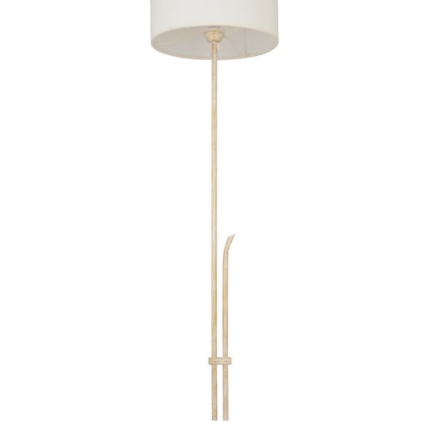 Jolly Beyaz Şapkalı Beyaz Modern Tasarım Ayaklı Abajur Lamba  Metal Lambader