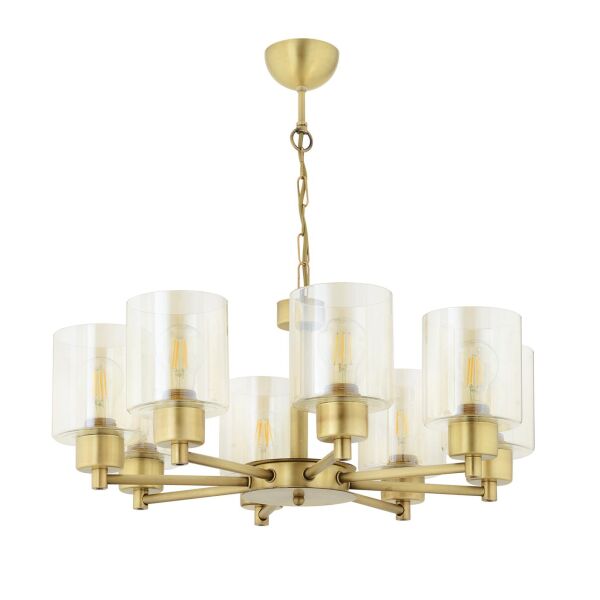 Geneva 8 Li Eskitme Modern Yatak Odası  Salon Avize