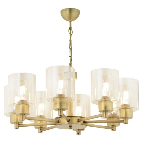 Geneva 8 Li Eskitme Modern Yatak Odası  Salon Avize