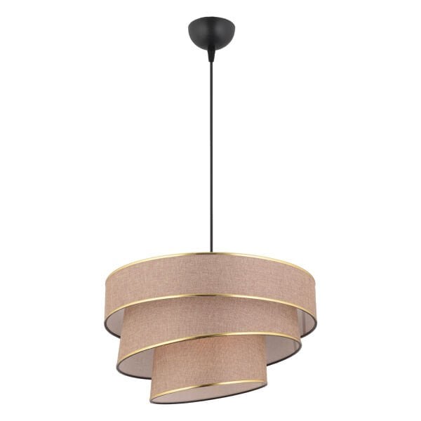 Paoni 3 Katlı Eskitme Gold Detaylı Modern Koridor,Yatak Odası Salon Avize