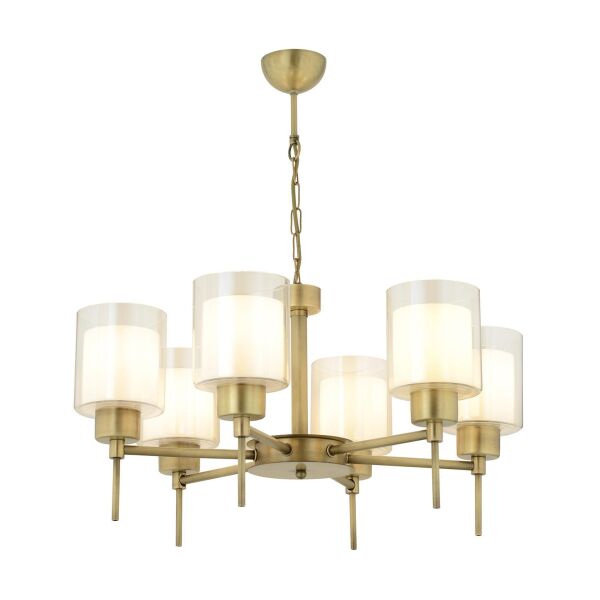 Goldie 6 Lı Eskitme Modern Yatak Odası  Salon Avize