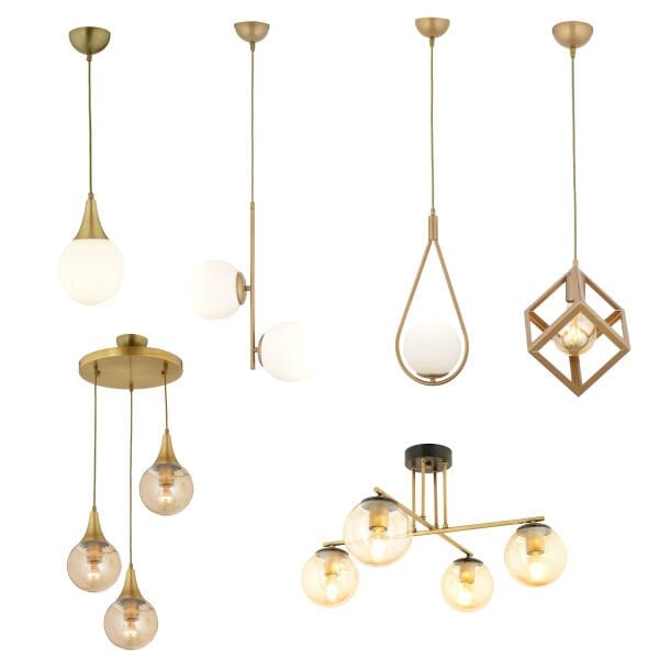 NERGİS 6 PARÇA AVİZE PAKETİ