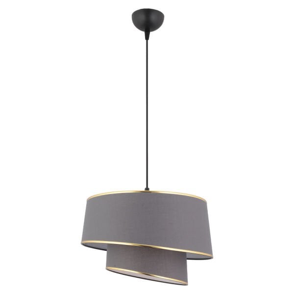 Paoni 2 Katlı Antrasit Gold Detaylı Modern Koridor,Yatak Odası Salon Avize