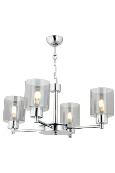 Goldie 4 Lü Krom Kaplama Modern Yatak Odası  Salon Avize