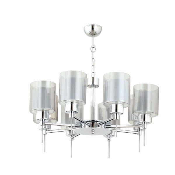 Goldie 8 Li Krom Kaplama Modern Yatak Odası  Salon Avize