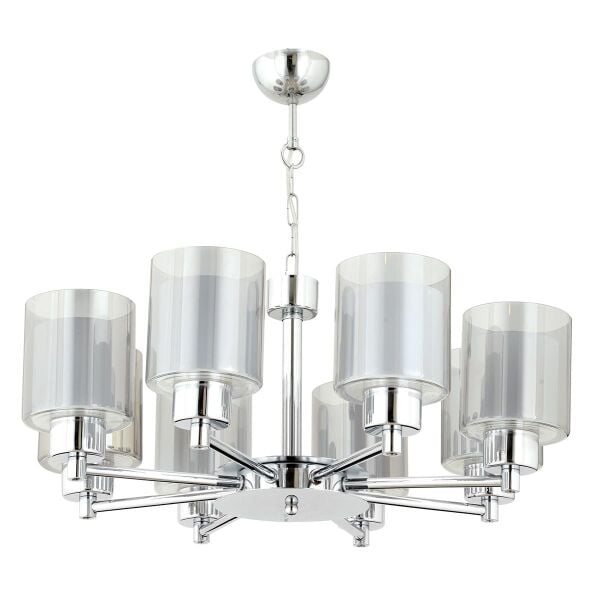 Goldie 8 Li Krom Kaplama Modern Yatak Odası  Salon Avize