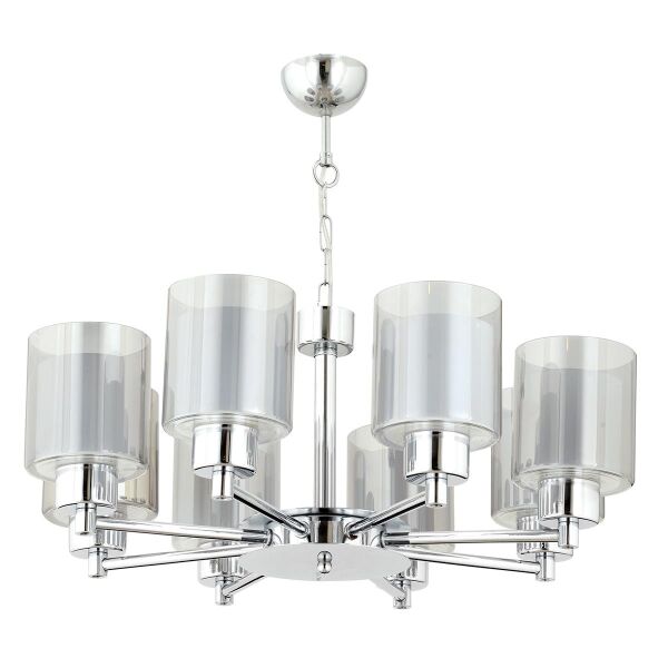 Goldie 8 Li Krom Kaplama Modern Yatak Odası  Salon Avize