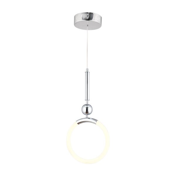 Struer Tekli Krom Ledli 20 Watt Modern Koridor, Yatak Odası Salon Sarkıt Led Avize