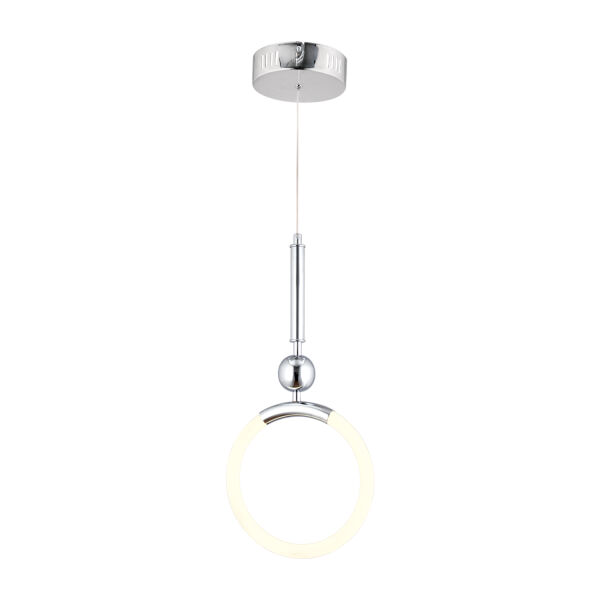 Struer Tekli Krom Ledli 20 Watt Modern Koridor, Yatak Odası Salon Sarkıt Led Avize
