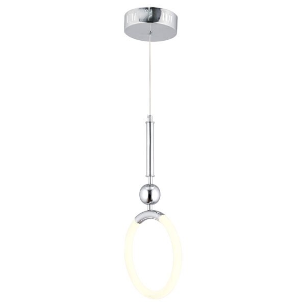 Struer Tekli Krom Ledli 20 Watt Modern Koridor, Yatak Odası Salon Sarkıt Led Avize