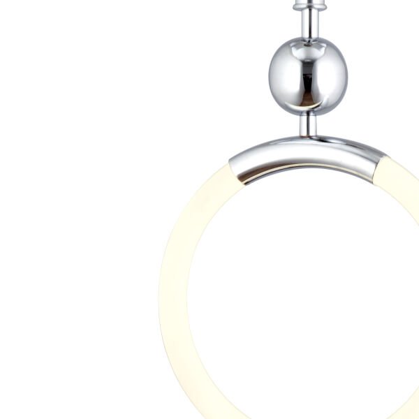 Struer Tekli Krom Ledli 20 Watt Modern Koridor, Yatak Odası Salon Sarkıt Led Avize
