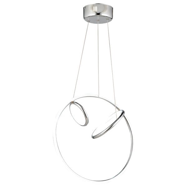 Acosta Krom Sarkıt 44 Watt Sarkıt Ledli Ofis Avizeleri Modern Mutfak Banyo Led Salon Sarkıt Avize