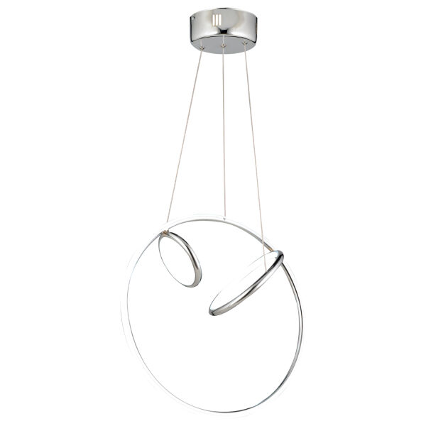 Acosta Krom Sarkıt 44 Watt Sarkıt Ledli Ofis Avizeleri Modern Mutfak Banyo Led Salon Sarkıt Avize