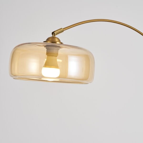 Thea Cam Başlıklı Deve Boynu Lambader